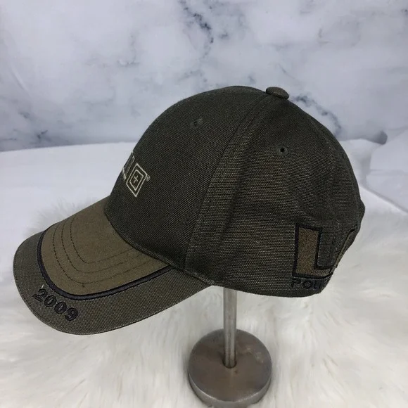 2009 511 5.11 Tactical Baseball Cap Hat Moss Green Olive Una Luce Per La Vita - Picture 2 of 11